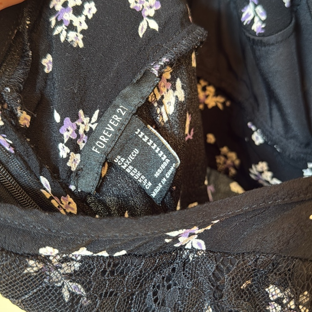 Forever 21 Black Floral Maxi Dress - Picture 7 of 14